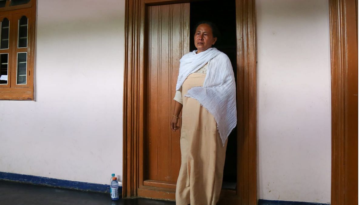 Pakpi Leima years for a last glimpse of her son | Photo: Suraj Singh Bisht | ThePrint