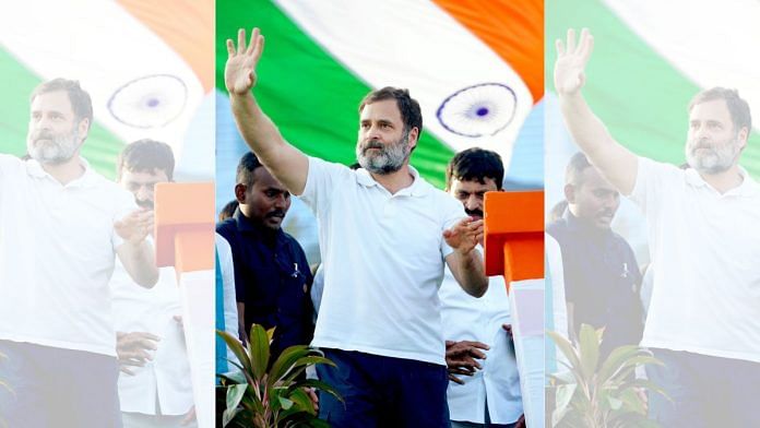 Rahul Gandhi in Khammam Sunday | ANI