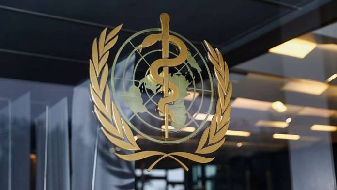 Logo of the World Health Organization | Photo: Reuters