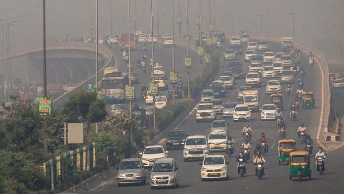 File photo of Traffic moving in New Delhi | Reuters