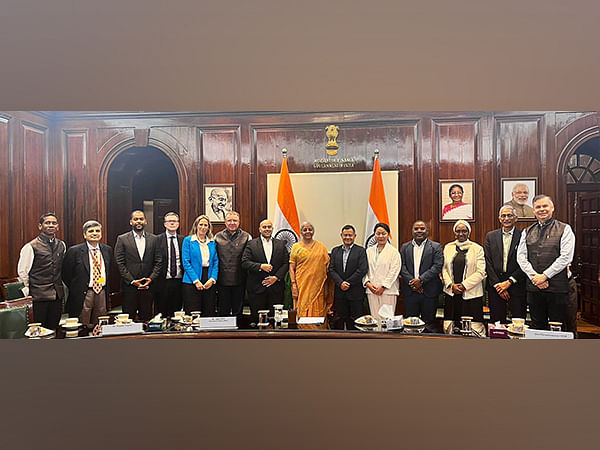 11 Executive Directors of World Bank called on Finance Minister Nirmala Sitharaman in New Delhi