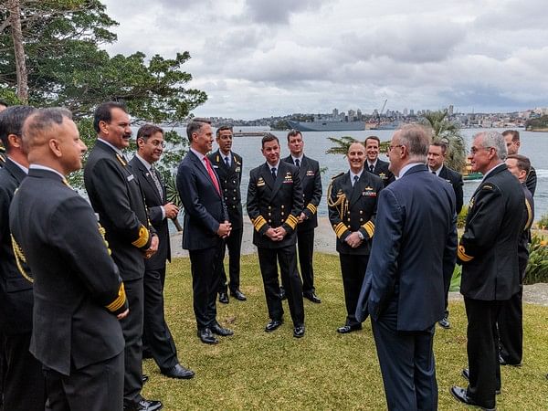 Australian PM Anthony Albanese meets Quad naval leaders participating in Exercise Malabar 