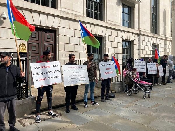 Free Balochistan Movement holds protest outside Chinese embassies in London, Berlin 