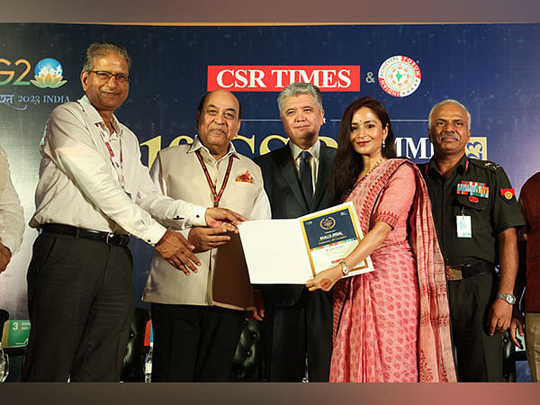 Shallu Jindal Receives prestigious CSR TIMES Lifetime Achievement Award 2023