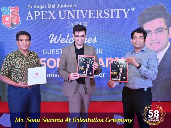 Apex University, Jaipur welcomed its new batch through a 3-Day Orientation Program for diverse academic pursuits