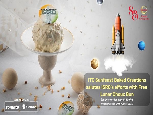 Celestial Tribute: India's Chandrayaan 3 Inspires Lunar Dulce Choux Bun by ITC Sunfeast Baked Creations