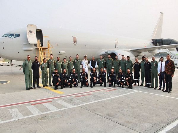 Indian Navy aircraft lands in Indonesia on return transit from Malabar exercise