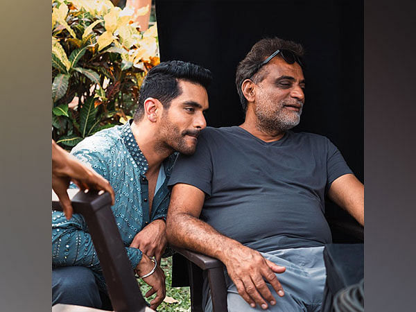 Angad Bedi shares BTS pictures with ‘Ghoomer’ director R Balki