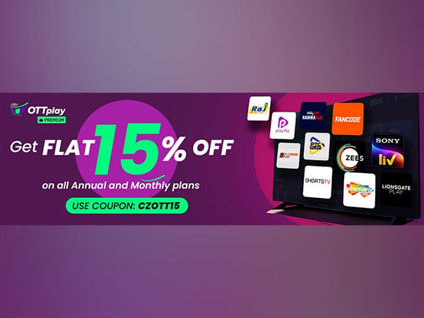 Your Next Binge Session Just Got Cheaper: 15 per cent Off All OTTPlay Annual Plans! Your Next Binge Session Just Got Cheaper: 15 per cent Off All OTTPlay Annual Plans!