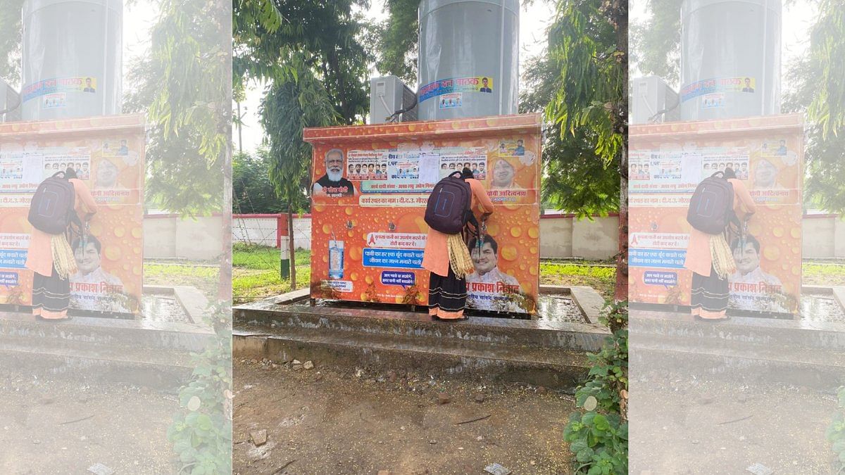 Few water coolers on campus are functional; students prefer to use the one at the main gate | Shikha Salaria | ThePrint