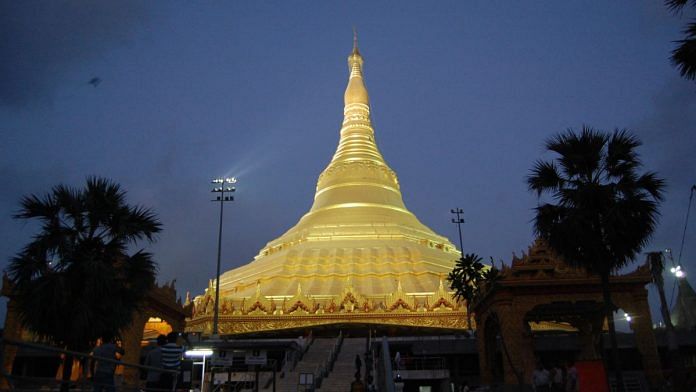 File photo of the Global Vipassana Pagoda at Gorai, Mumbai
