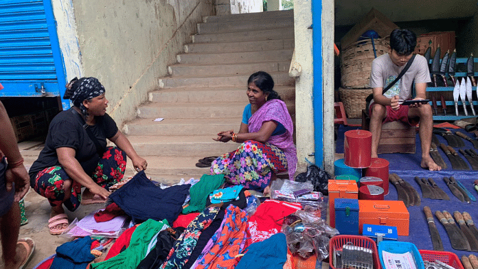 Women traders from Myanmar and Manipur sell their goods | Karishma Hasnat/ThePrint