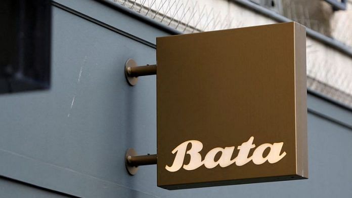 The logo of Bata shoes brand is pictured on a store in Paris, France | Reuters file photo