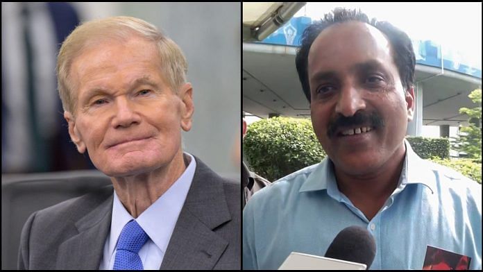 NASA Administrator Bill Nelson and ISRO chairman S. Somanath | File photos via Flickr and ANI