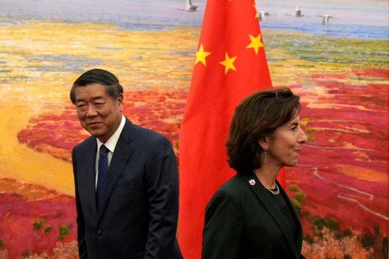 In China, Raimondo says US will prioritise national security, does not seek decoupling