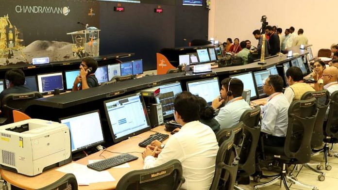 The ISRO mission operations team tracks Chandrayaan-3 Wednesday afternoon | X/@ISRO