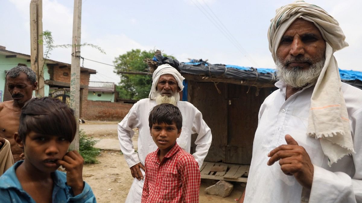 Residents of Meoli village in Nuh district | Manisha Mondal | ThePrint