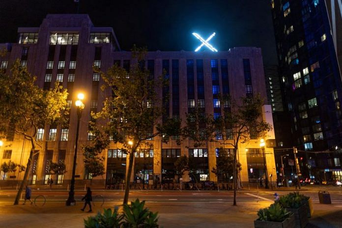 'X' logo is seen on the top of the headquarters of the messaging platform X, formerly known as Twitter, in downtown San Francisco, California | Reuters file photo