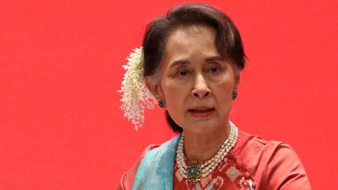 Myanmar's State Counsellor Aung San Suu Kyi attends Invest Myanmar in Naypyitaw, Myanmar, January 28, 2019 | Reuters