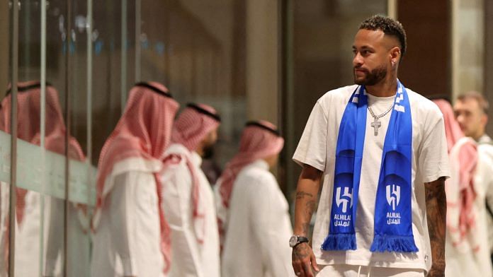 Neymar arrives in Riyadh after signing for Al-Hilal | Reuters