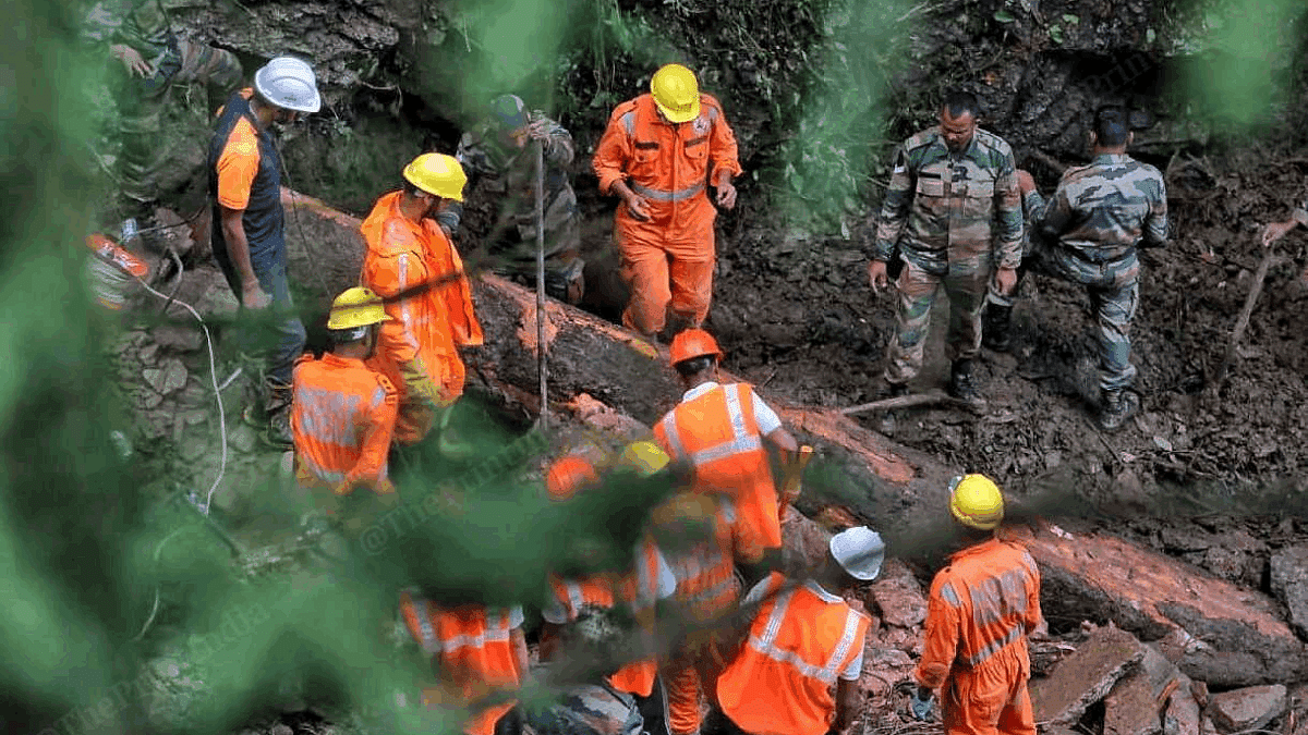 Rescue work in progress at the site | Praveen Jain | ThePrint