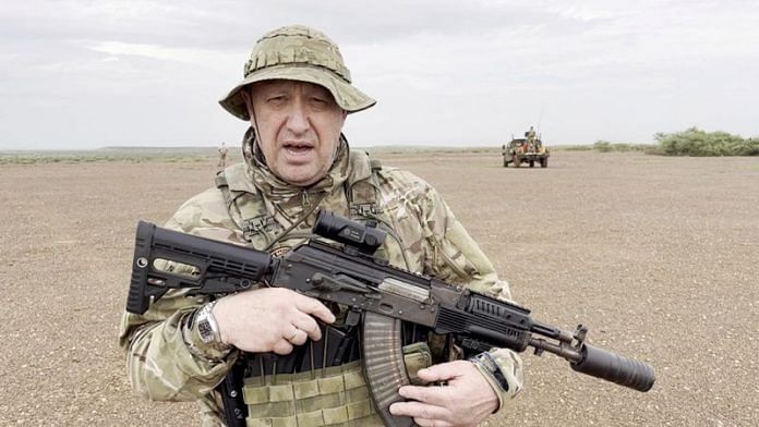 Yevgeny Prigozhin, chief of Russian private mercenary group Wagner | File photo: Courtesy PMC Wagner via Telegram via Reuters