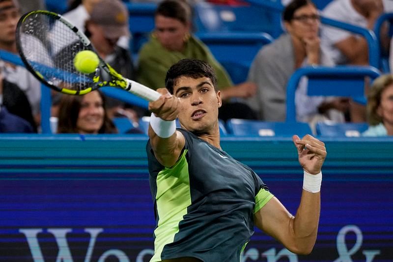 Tennis-Alcaraz holds off Paul as Medvedev, Tsitsipas exit Cincinnati ...