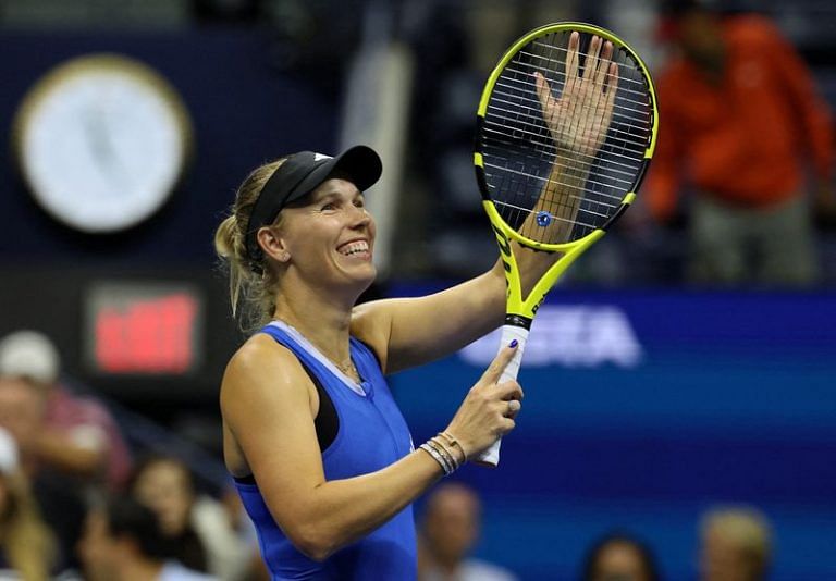 Wozniacki’s US Open return continues with Kvitova upset