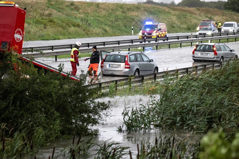 Train Derails And Roads Flood As Sweden, Norway Hit By Torrential Rain ...