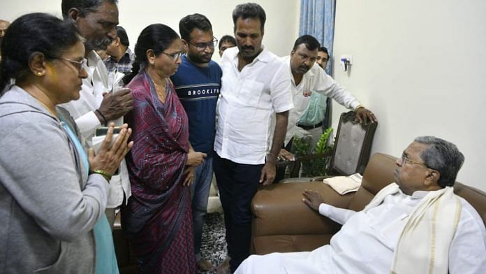 Relatives meet Karnataka CM Siddaramaiah | ANI