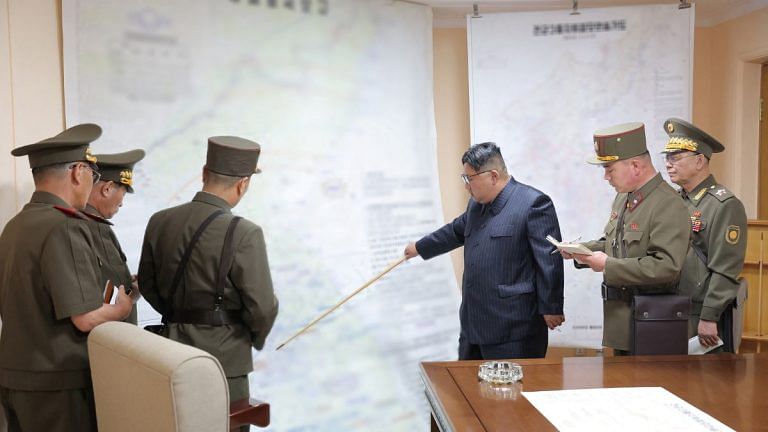 North Korea stages ‘simulated’ nuclear strike drill on targets in South Korea