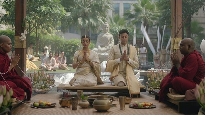 A still from the Buddhist wedding depicted in Made in Heaven season 2 | Twitter