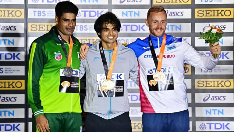 Neeraj Chopra wins Indian hearts with gold and Pakistanis’ with flag gesture