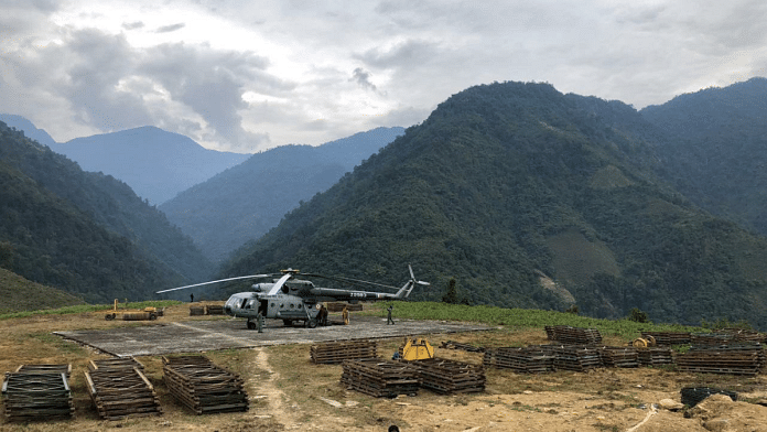 File photo of an IAF Mi -17 helicopterin Subansiri Valley of Arunachal Pradesh | ANI