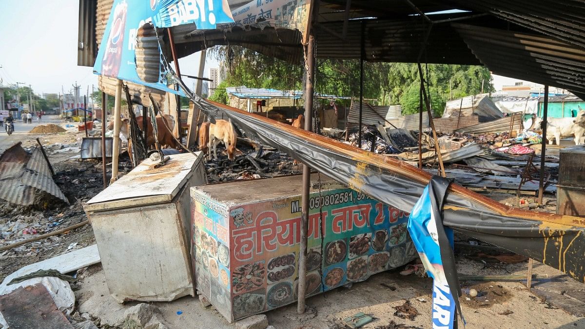 Shops torched in Gurugram, Tuesday | Suraj Singh Bisht | ThePrint