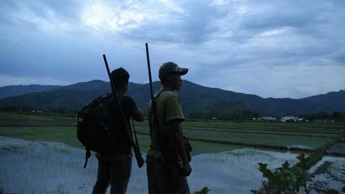 File photo of armed villagers in Manipur's Kangpokpi district | Photo: Suraj Singh Bisht | ThePrint