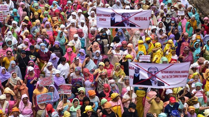 People take part in a mass rally in Meitei dominated Imphal, amidst the conflict with Kuki tribals in the remote northeastern state of Manipur | Reuters