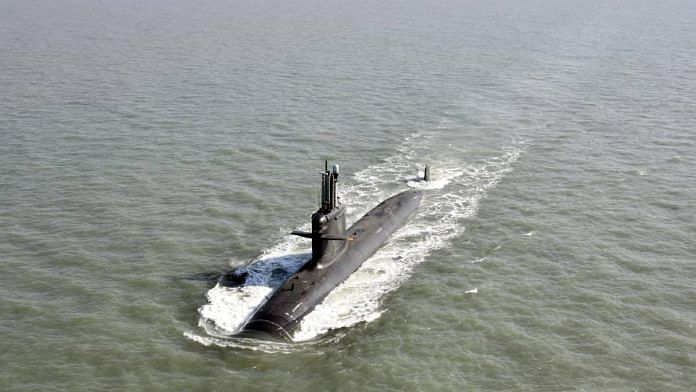 File photo of INS Vagir | By special arrangement