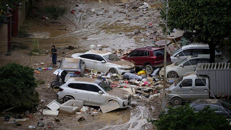 Incessant rains continue for the seventh day in China as Typhoon Haikui weakens