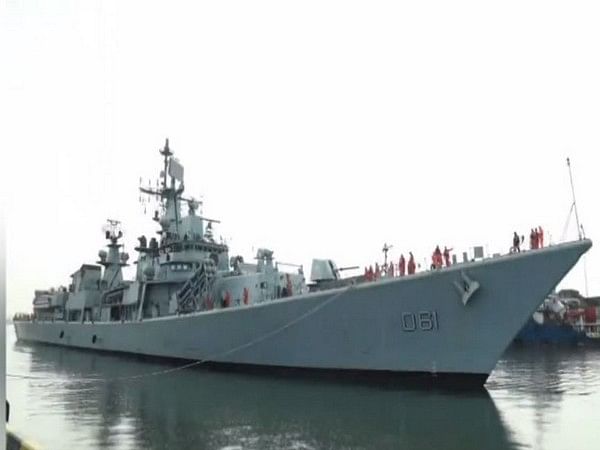 INS Delhi departs Sri Lanka, concludes two-day visit 