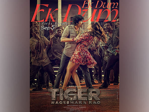 ‘Tiger Nageswara Rao’: Ravi Teja, Nupur Sanon’s first track ‘Ek Dum Ek Dum’ teaser out