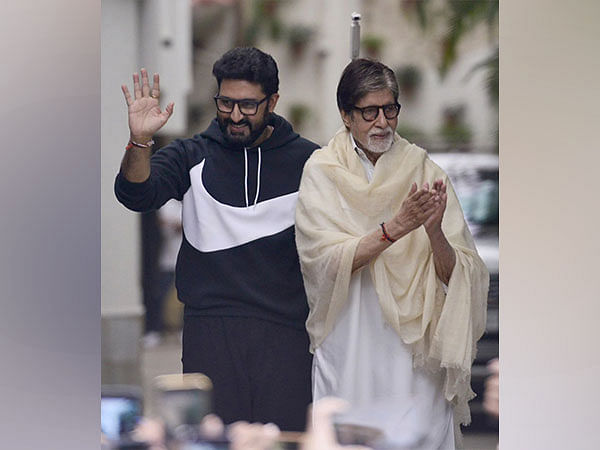 Amitabh Bachchan shares throwback picture with son Abhishek