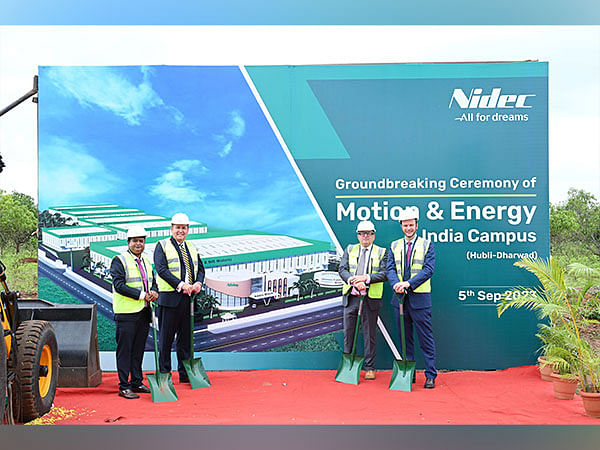 Nidec’s Motion & Energy India holds a “Groundbreaking Ceremony” of its greenfield project in Karnataka India, plans to invest Rs 450 Cr (USD 55M)