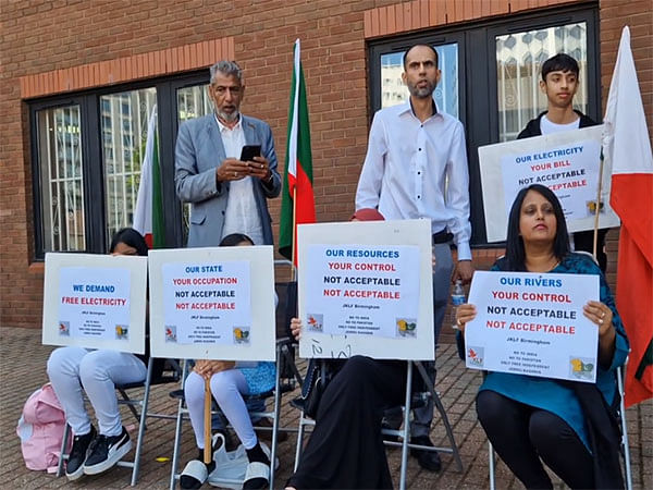 UK: Kashmiri diaspora unites to protest for Gilgit Baltistan and PoK in Birmingham  