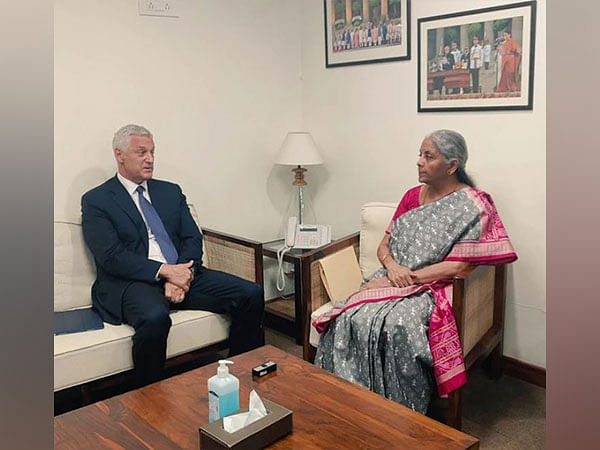 Standard Chartered Global CEO Bill Winters meets with Finance Minister Nirmala Sitharaman