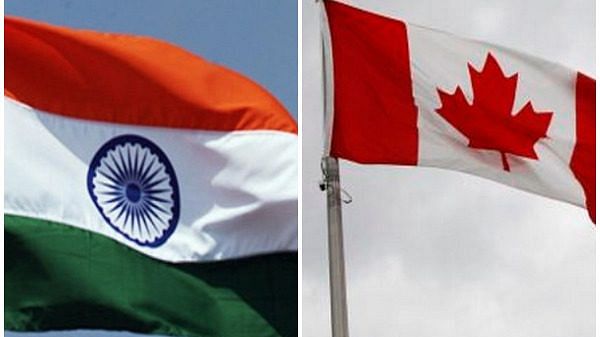 Indian and Canadian national flags | Representative Image