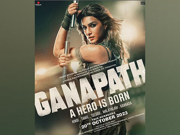 ‘Ganapath’: Kriti Sanon’s first look poster from her next action entertainer unveiled