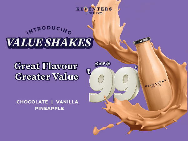  Keventers comes up with a pocket-friendly addition: Launches Value Shakes @Rs.99