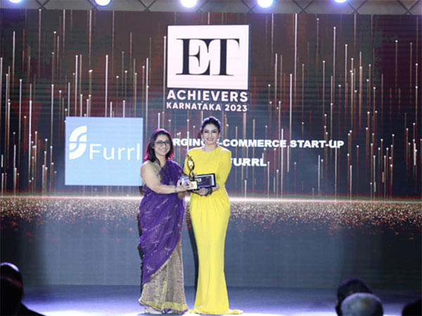 Furrl Founder & CEO Esha Tiwary, felicitated at ET Achievers Awards 2023