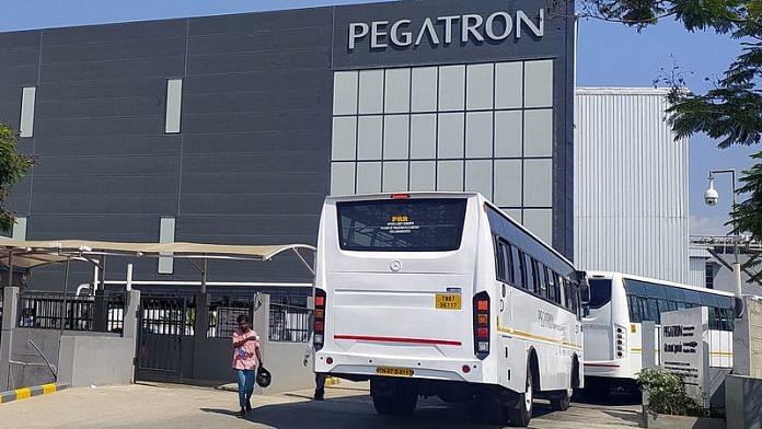 Employee buses enter the Pegatron facility near Chennai | Reuters file photo